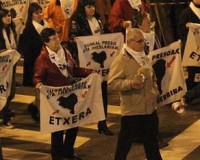 Demonstration in Bilbo, Januar 2012 - Etxerat