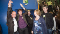 Bildu feiert Wahlerfolg Bildu feiert Wahlerfolg