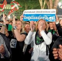 Jubel über die Zulassung von Bildu Jubel über die Zulassung von Bildu