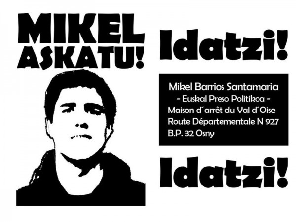 Freiheit für Mikel Barrios Freiheit für Mikel Barrios