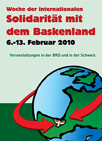 Woche der internationalen Solidarität mit dem Baskenland - Februar 2010 - Flyer - Titelseite Woche der internationalen Solidarität mit dem Baskenland - Februar 2010 - Flyer - Titelseite
